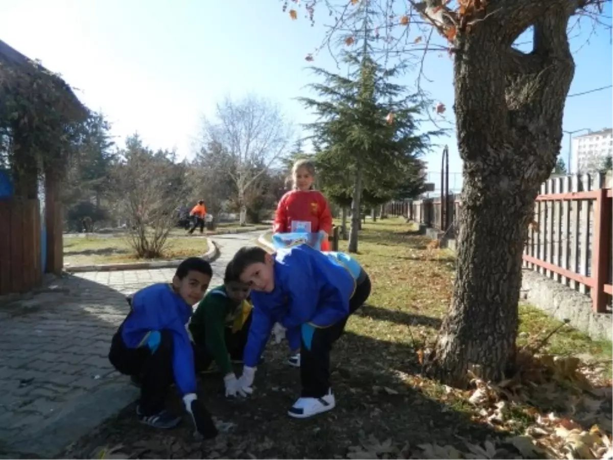 Özel Ergin Koleji İkinci Sınıf Öğrencileri Çevre Temizliği Yaptı