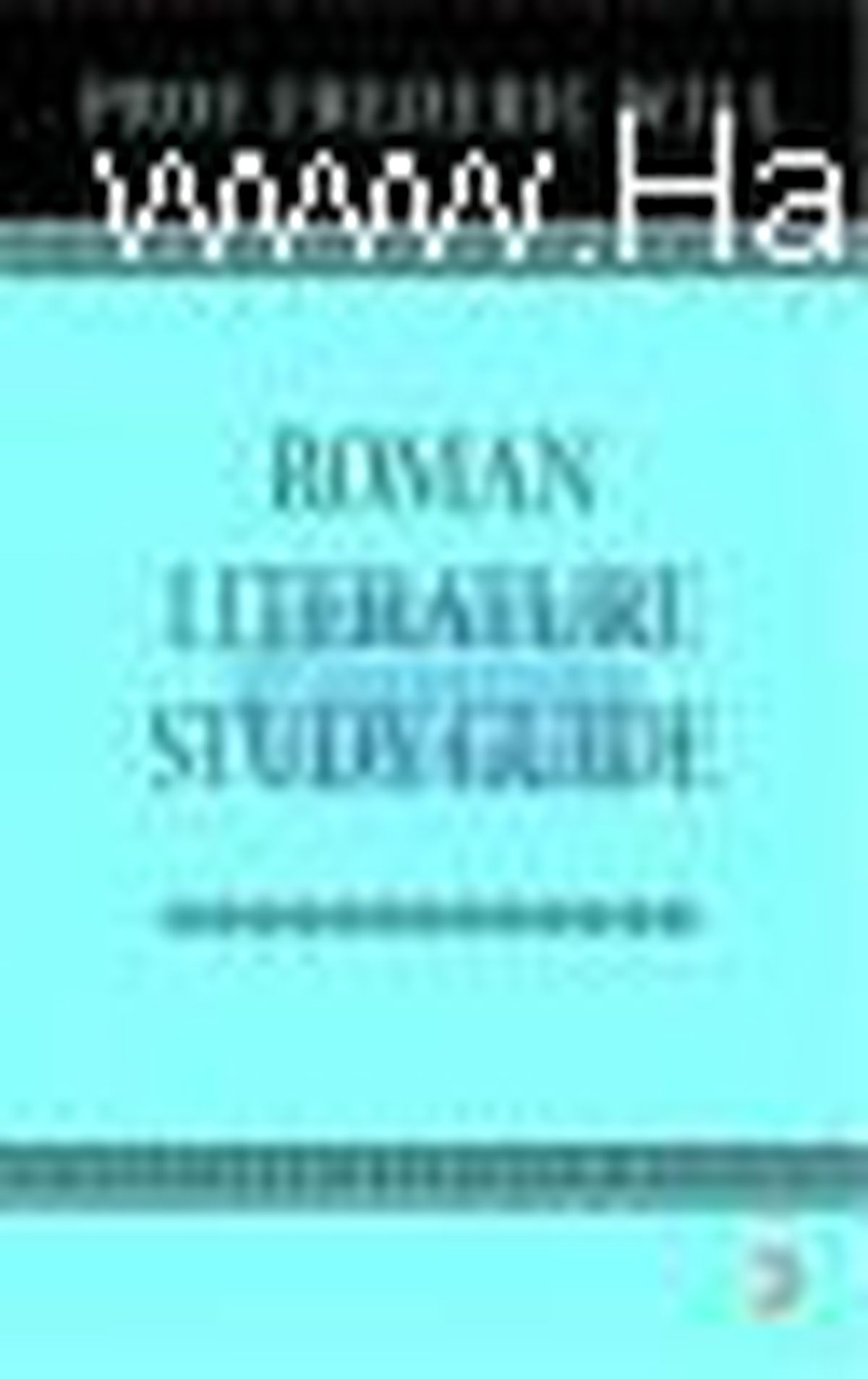 Roman Literature Study Guide Kitabı