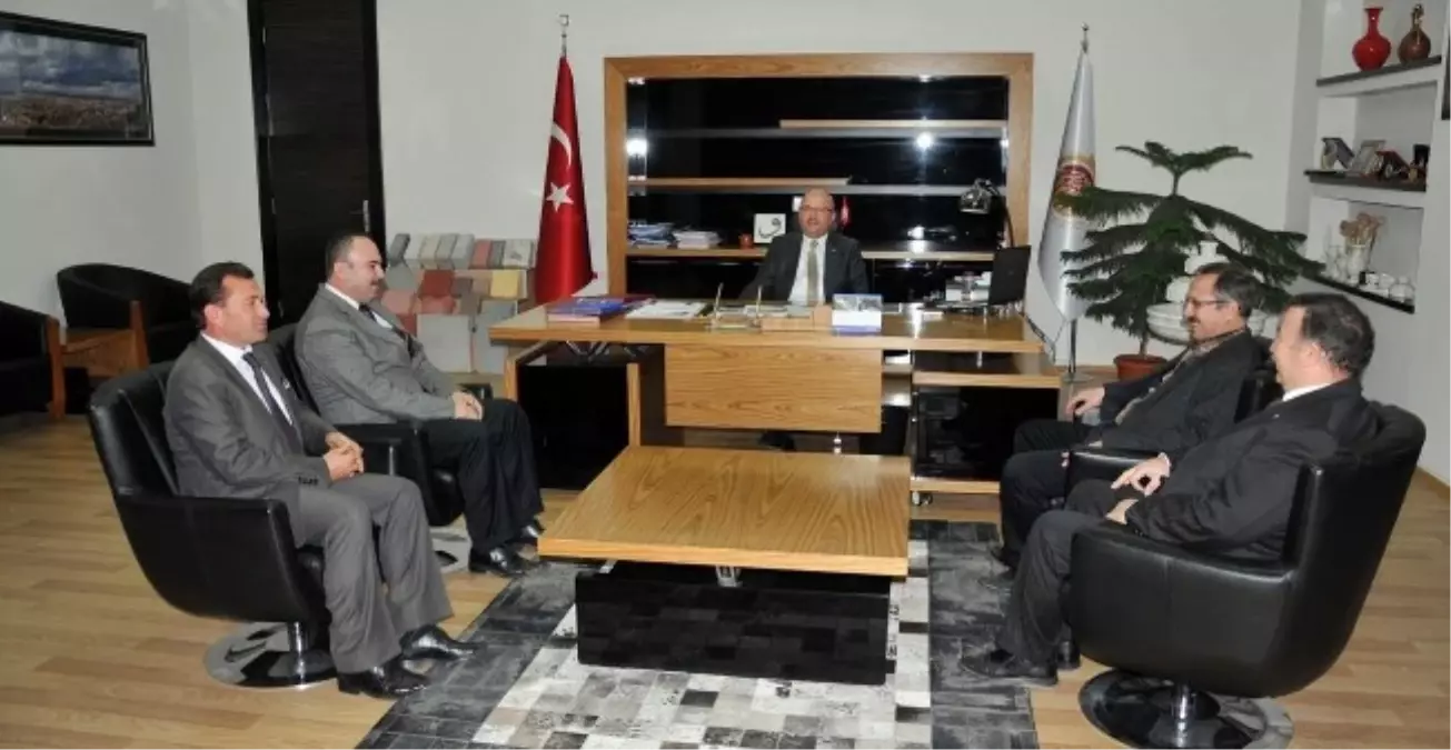 Sendika Başkanlarından Başkan Çoban\'a Hayırlı Olsun Ziyareti