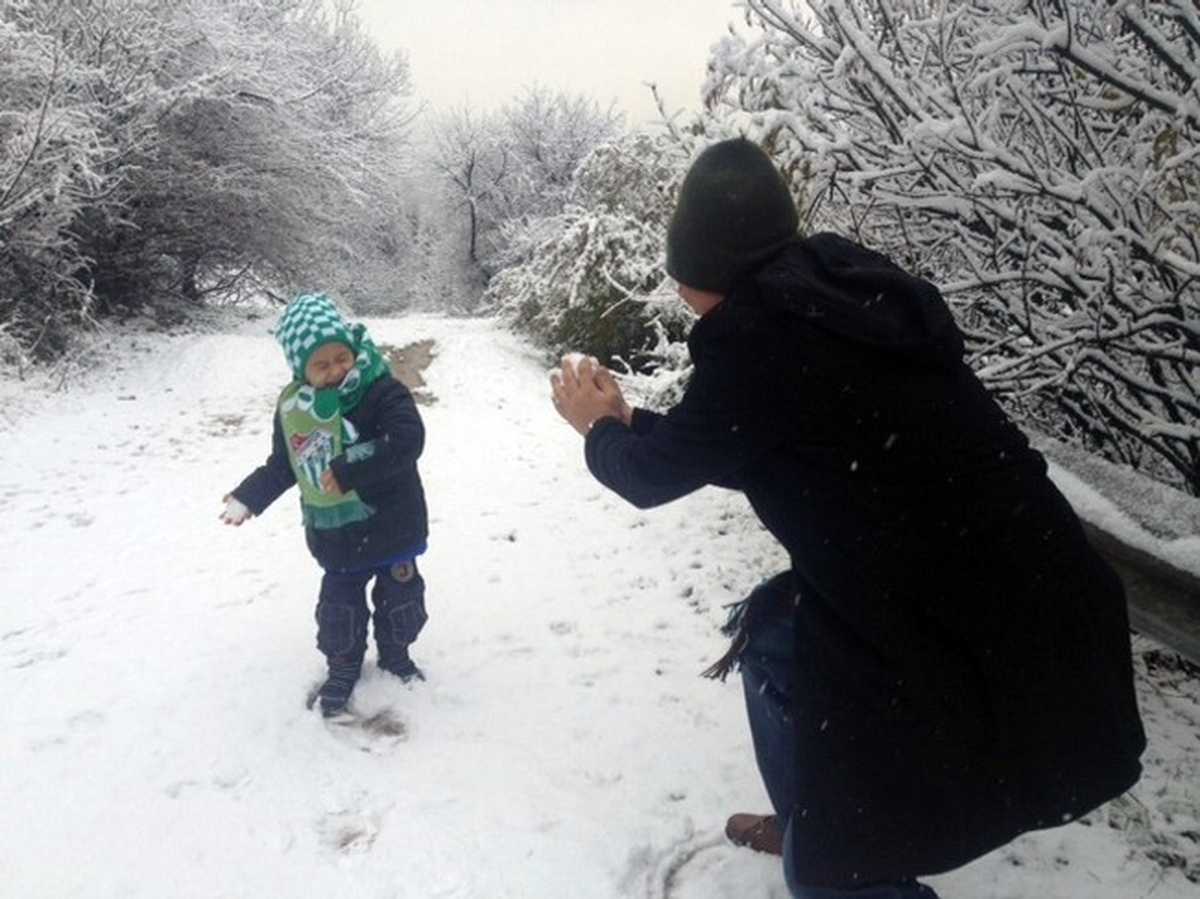 Uludağ\'da Kar Sevinci