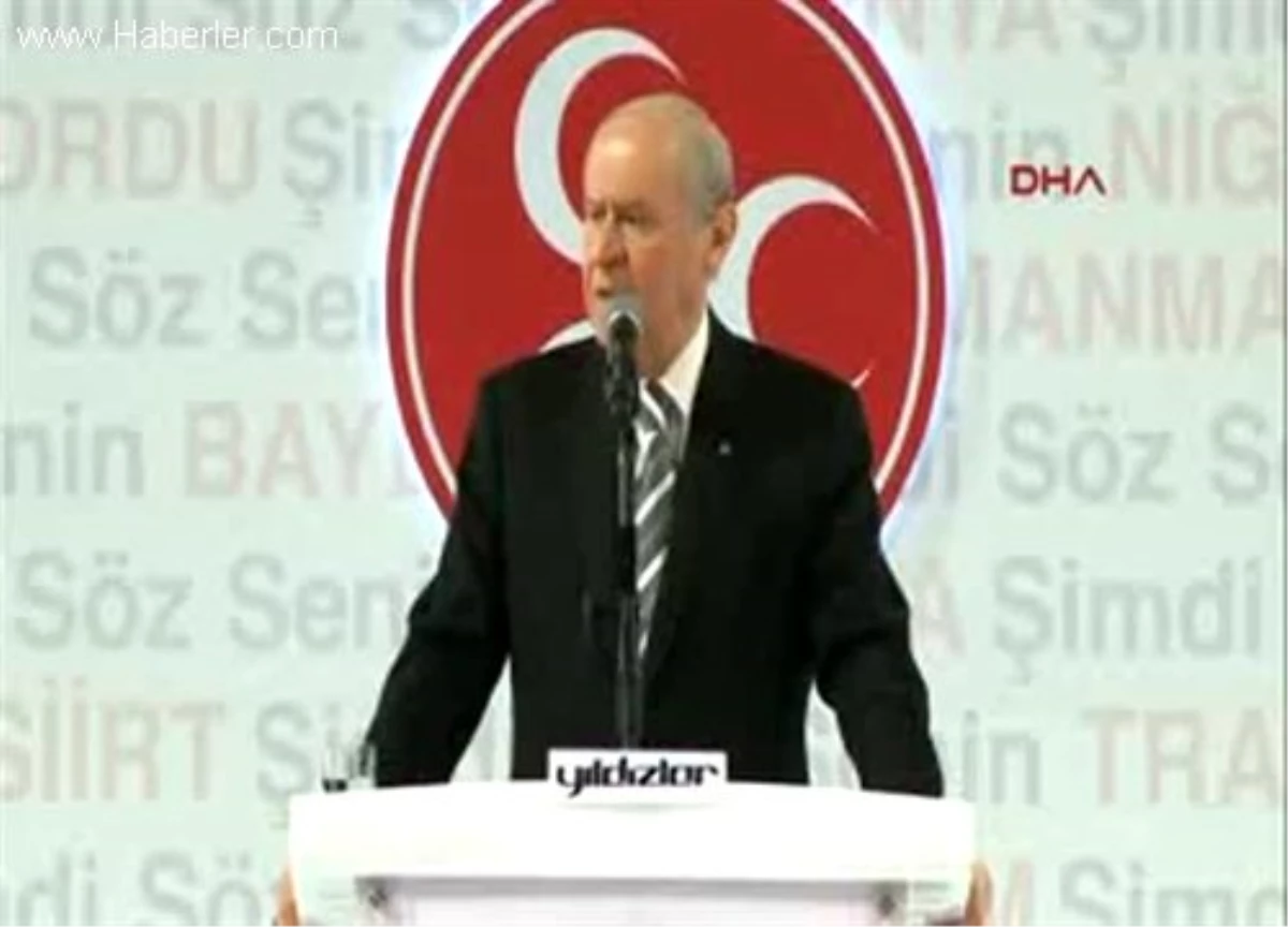 2mhp Lideri Bahçeli İstanbul\'da Konuştu