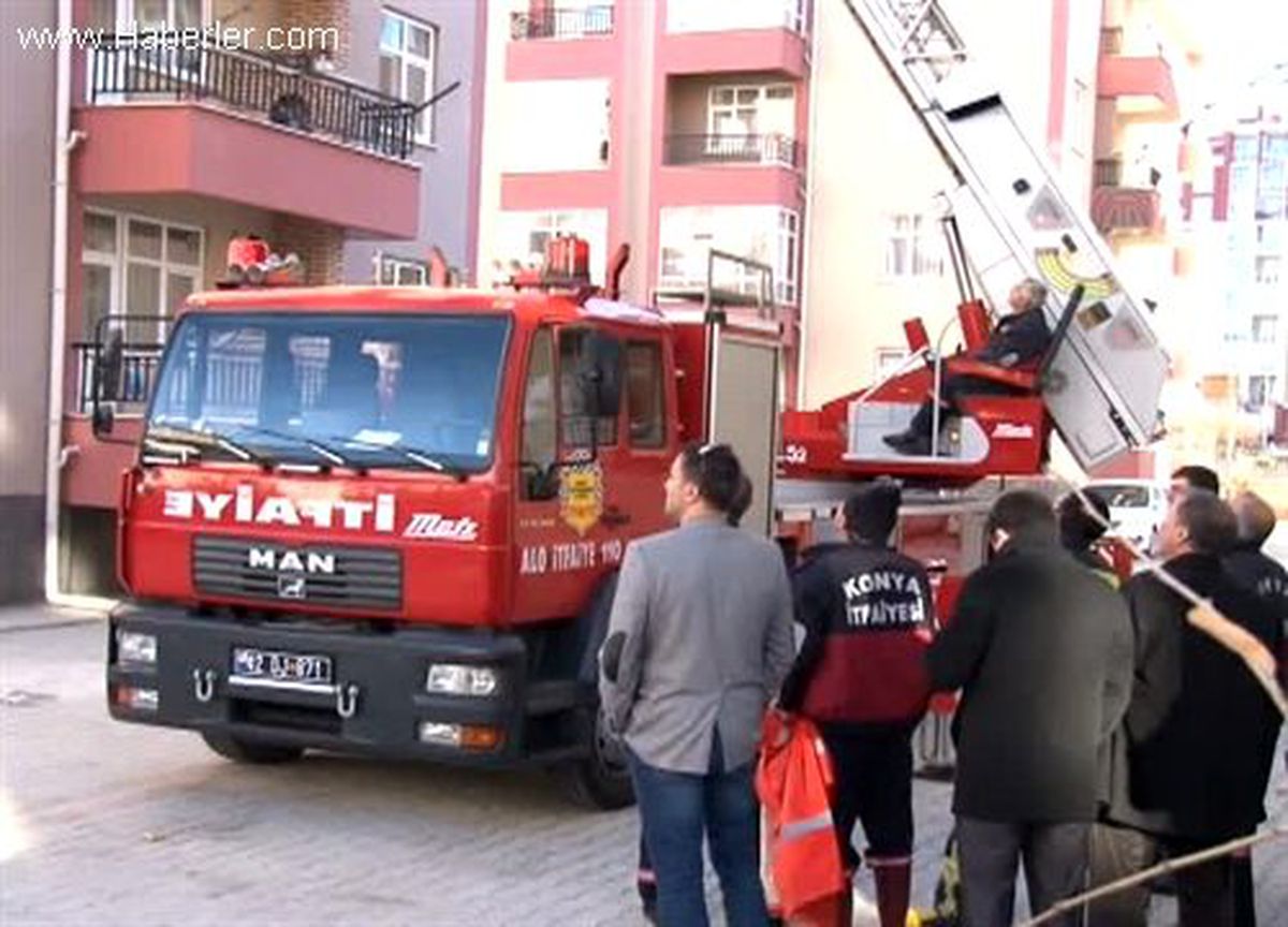 Başından Yaralanan Kişi İtfaiye Ekiplerince Kurtarıldı