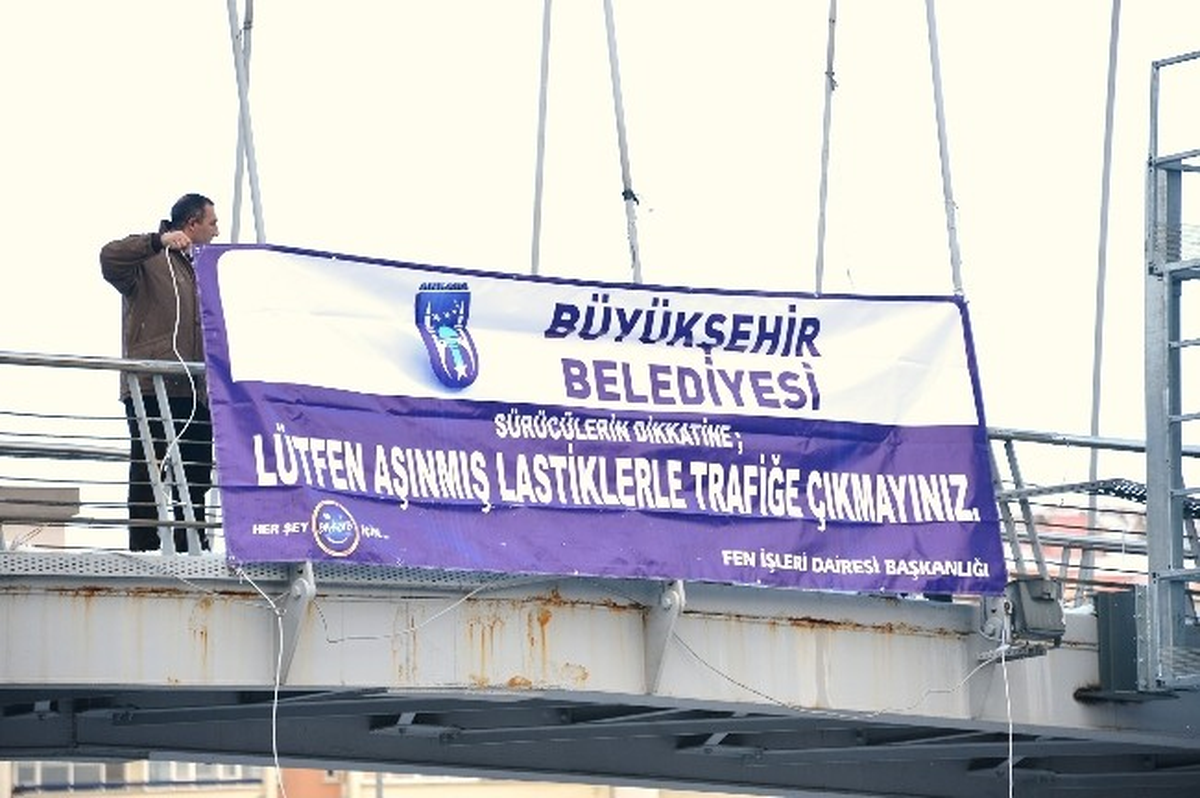 Büyükşehirden, "Aşınmış Lastiklerle Trafiğe Çıkmayın" Uyarısı