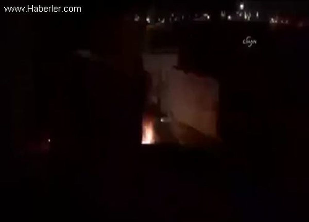Dehşet Yaşatan Trafo Patlaması Kamerada