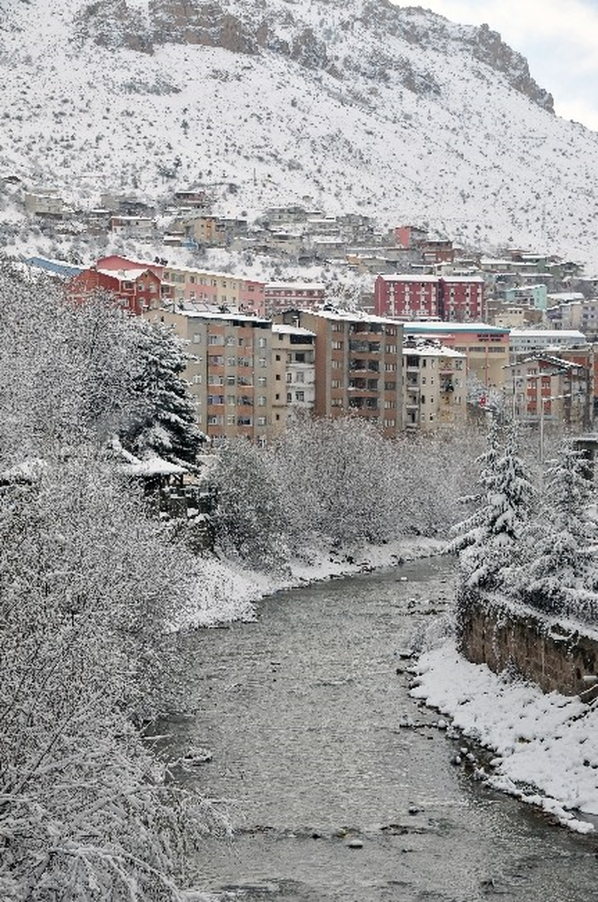 Gümüşhane\'de Kar Yağışı
