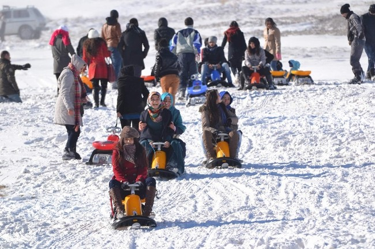 Kar Yağdı Erciyes Doldu