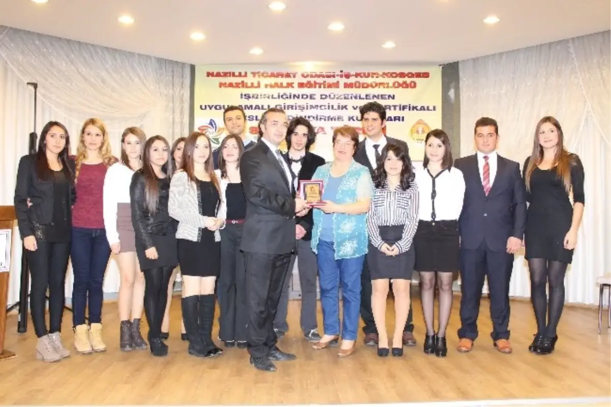 Nazilli\'nin Yeni Girişimcileri Sertifikalarını Aldı