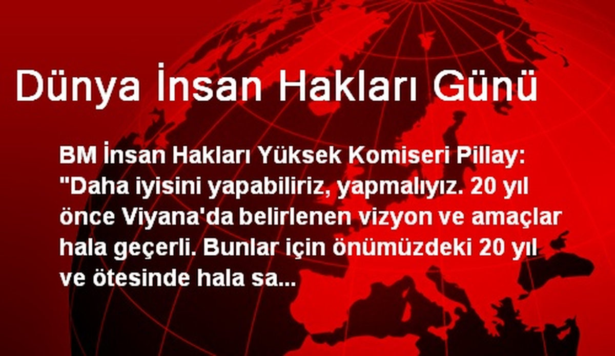 Dünya İnsan Hakları Günü