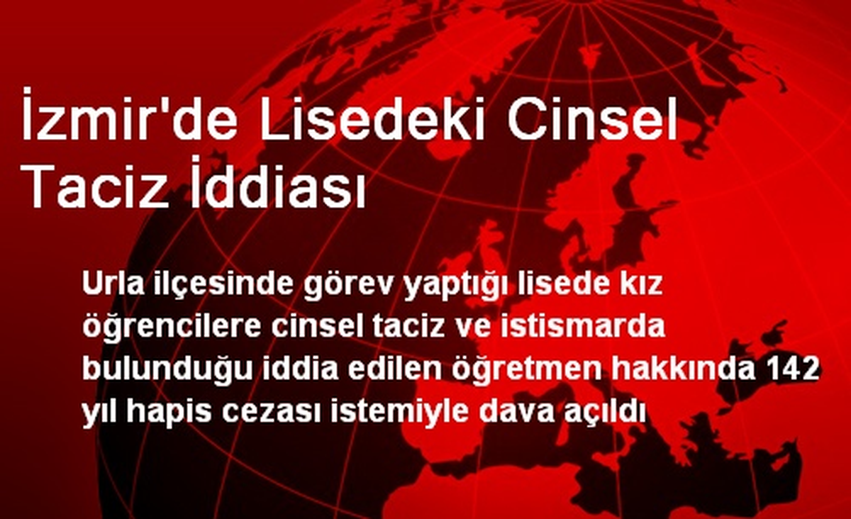 İzmir\'de Lisedeki Cinsel Taciz İddiası