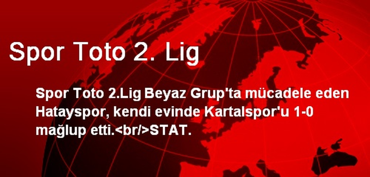 Spor Toto 2. Lig
