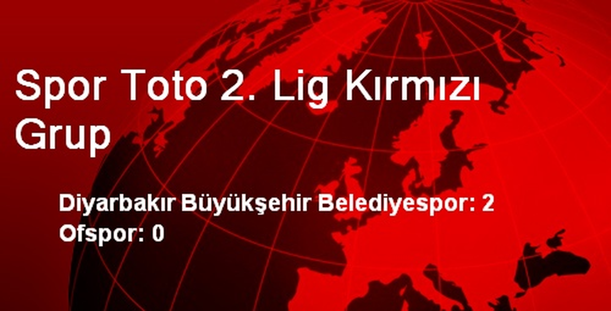 Spor Toto 2. Lig Kırmızı Grup