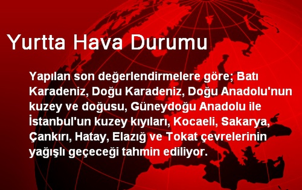 Yurtta Hava Durumu