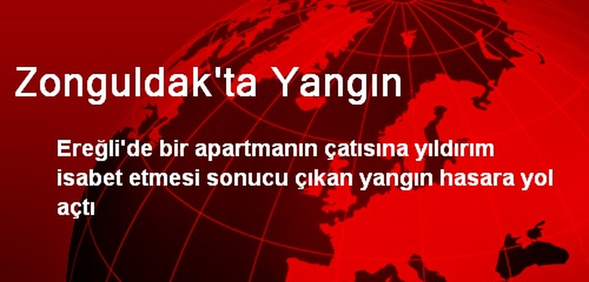 Zonguldak\'ta Yangın