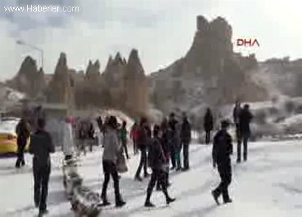 Peribacaları Kar Altında
