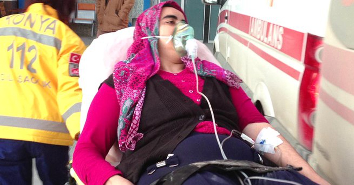 Sobadan Zehirlendi, Sürünerek Kapıyı Açıp Ailesini Kurtardı