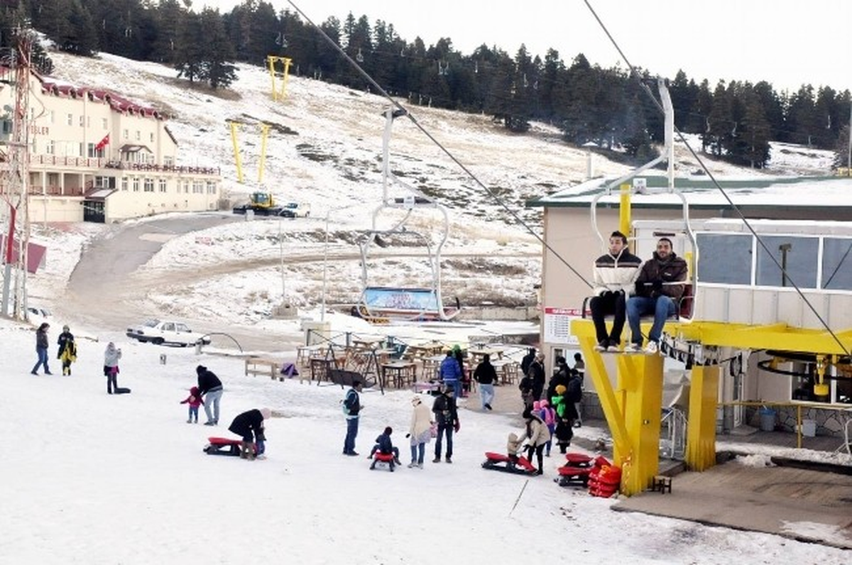 Uludağ\'da Kar Kalınlığı 25 Santimetre