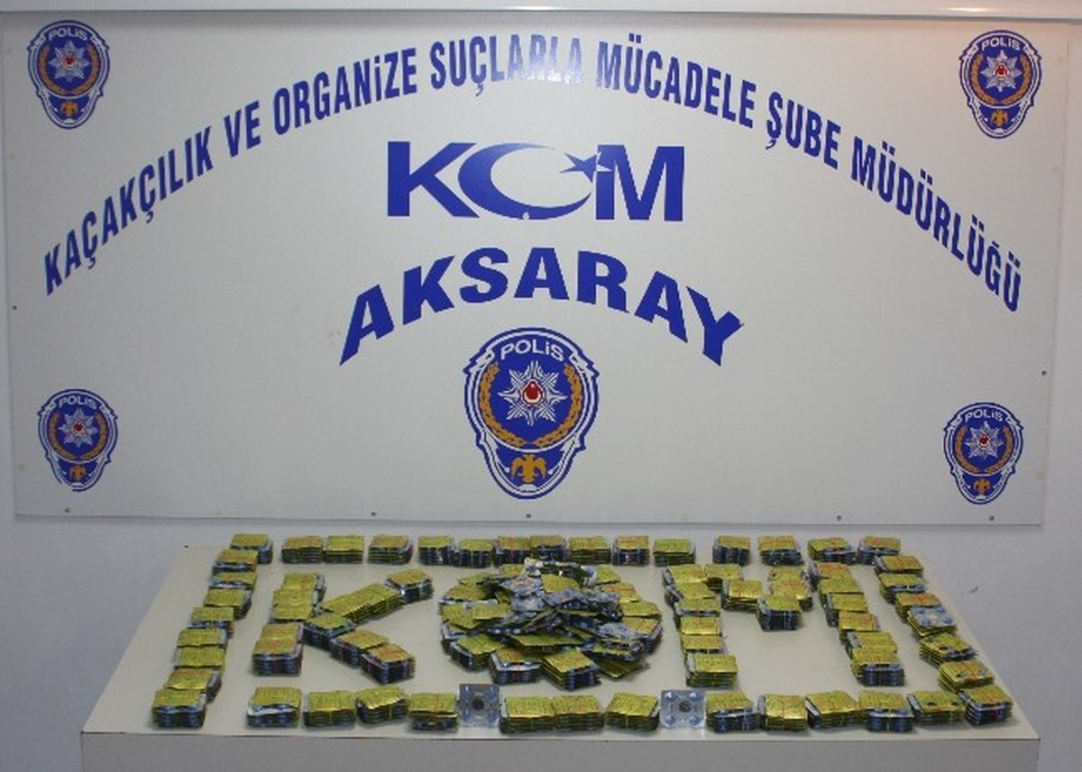 Aksaray\'da 3 Bin 780 Adet Cinsel Gücü Artırıcı Hap Ele Geçirildi