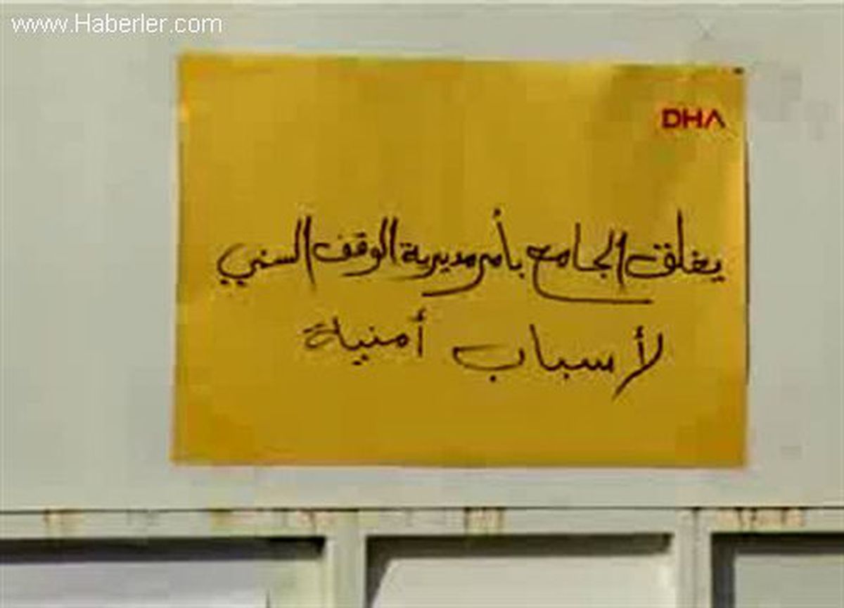 Irak\'ın Diyale Kentinde Sünni Mescitler Güvenlik Nedeni ile Kapandı