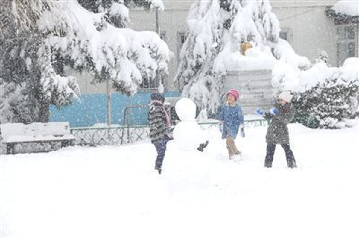 Karabük\'te Okullara Kar Tatili