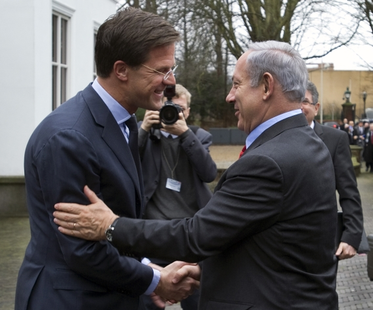 Hollanda Başbakanı, İsrail Başbakanı Netanyahu ile Görüştü