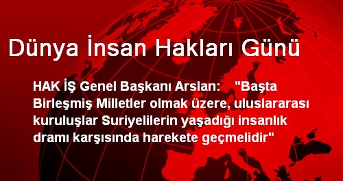 Dünya İnsan Hakları Günü