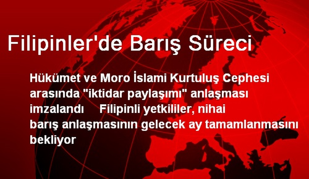 Filipinler\'de Barış Süreci