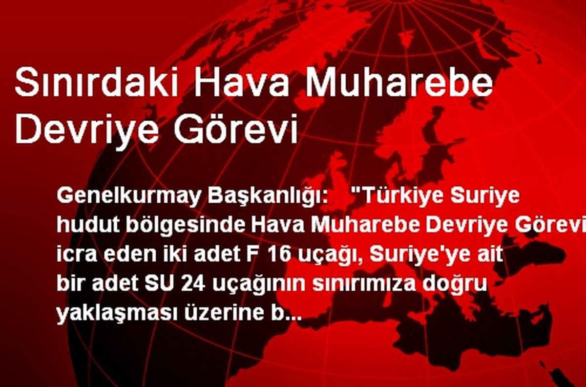 Sınırdaki Hava Muharebe Devriye Görevi