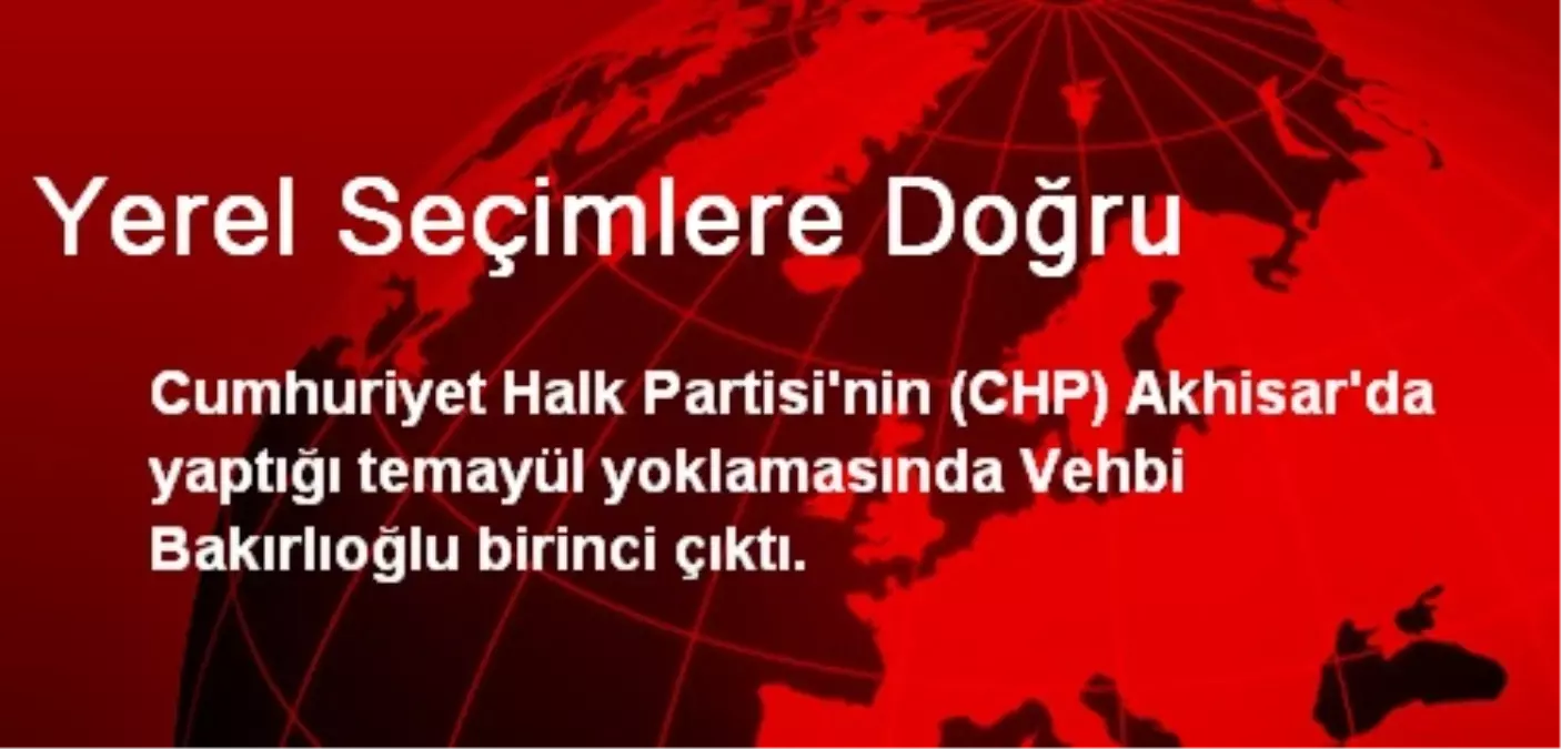 Yerel Seçimlere Doğru