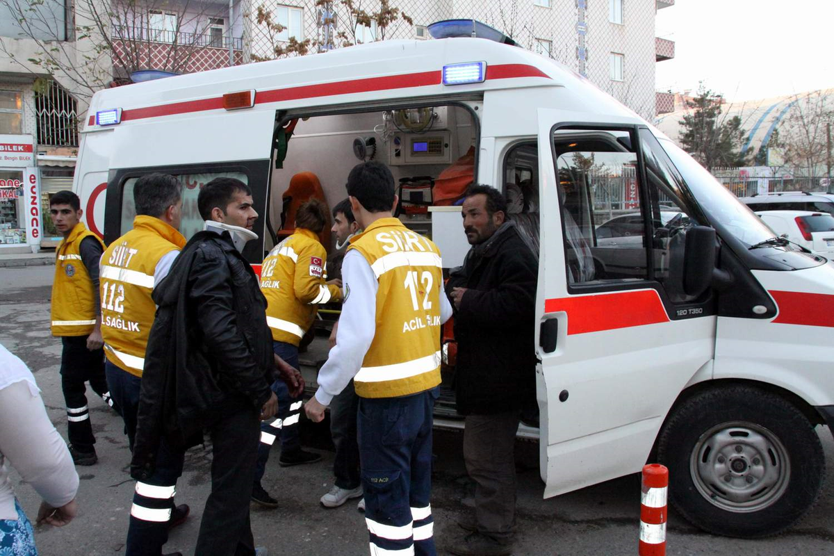 Siirt\'te Trafik Kazası: 2 Yaralı