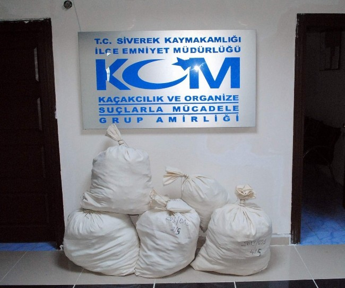 Siverek\'te 62 Kilo Esrar Ele Geçirildi