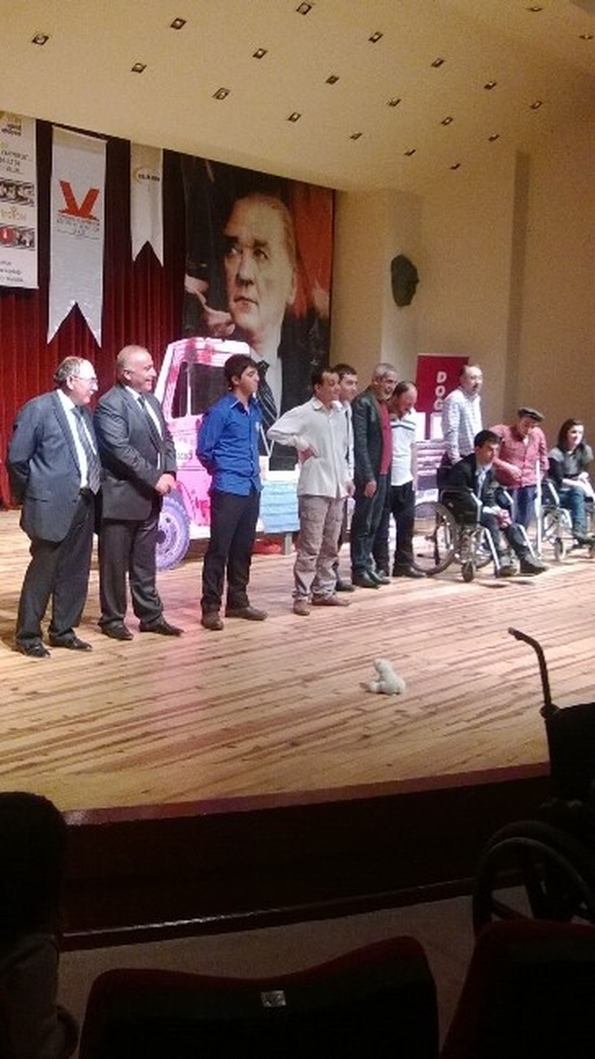 "Usta"Ya Teşekkür Plaketi Ali Talak\'tan