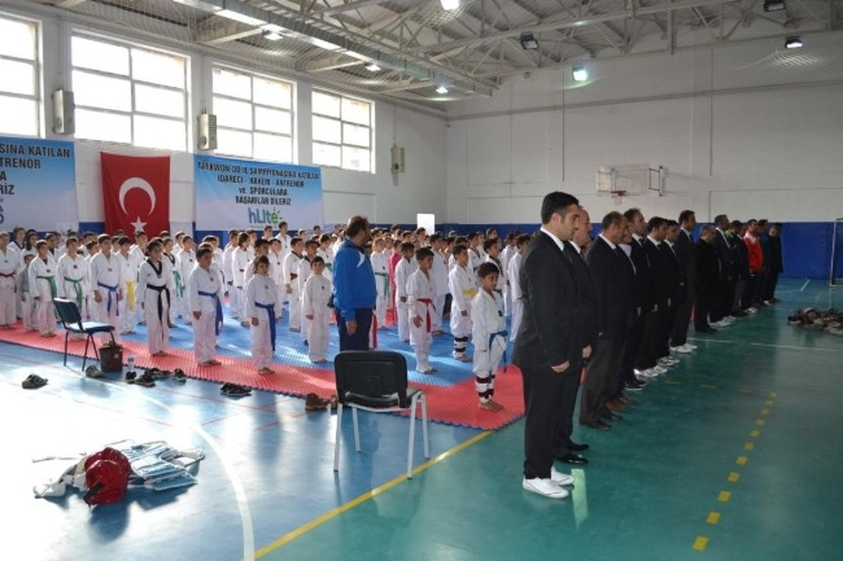 Van\'da Tekvando İl Birinciliği Müsabakası