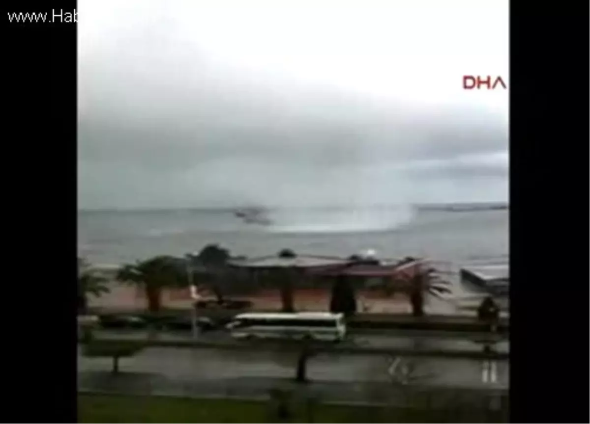 Zonguldak Ereğli\'de Oluşan Hortum Kamerada