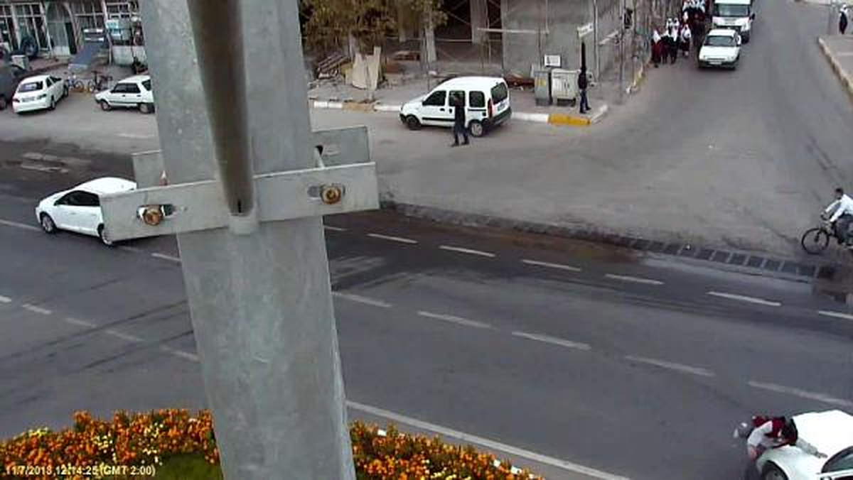 Adıyaman\'da Kazalar MOBESE Kameralarına Yansıdı