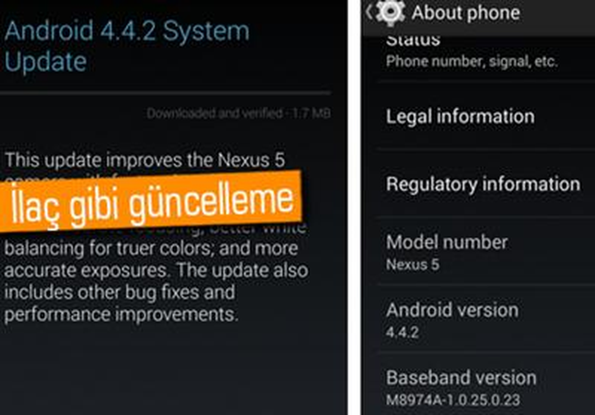 Android 4.4.2\'nin Dağıtımına Başlandı
