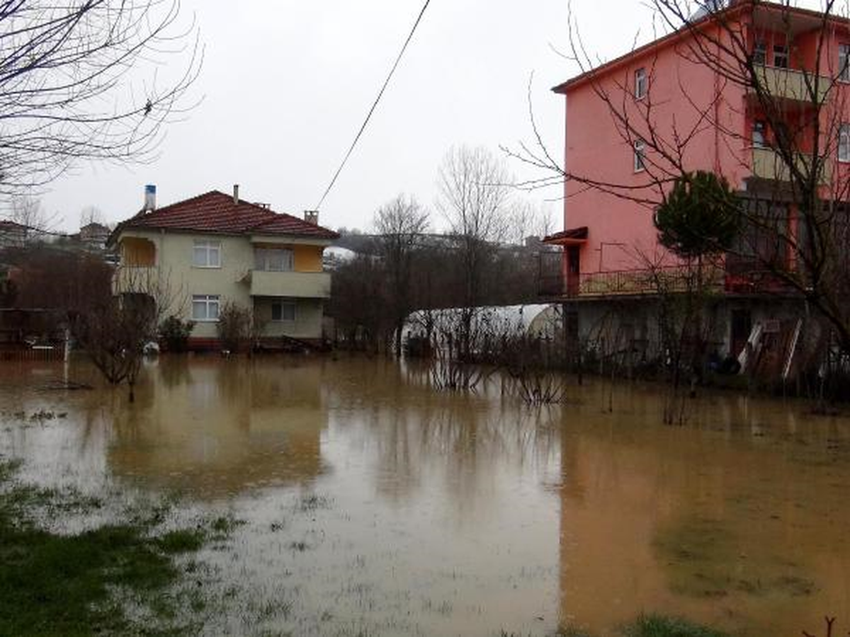 Bartın\'da Dere Taştı