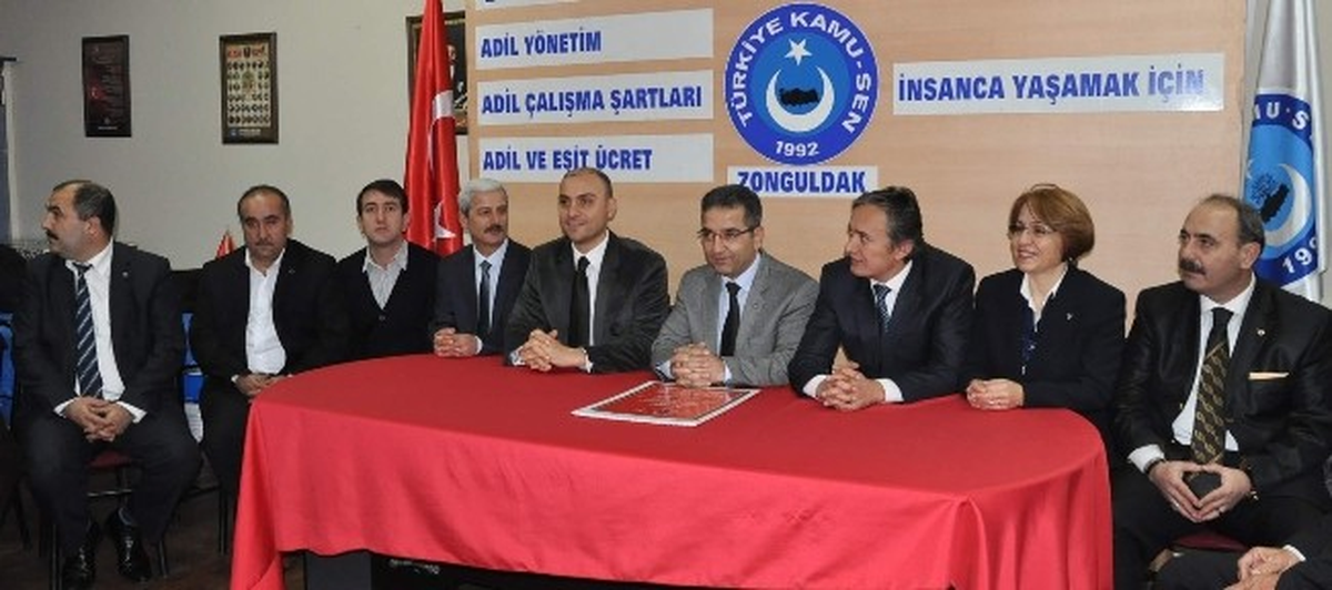 Gülay\'dan, Kamu-Sen Başkanı Bacıoğlu\'na Ziyaret