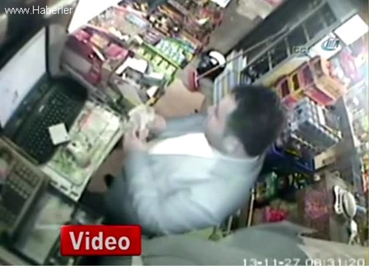 Güvenlik Kamerasına Takılan Hırsız Polisten Kaçamadı