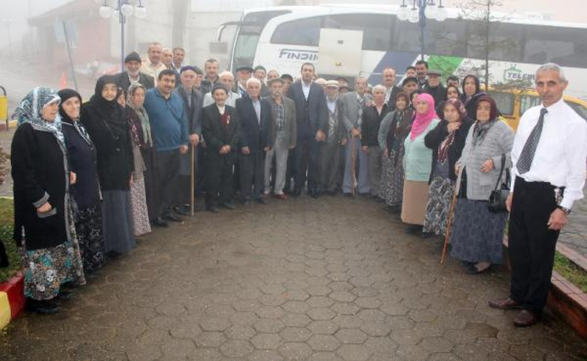 Yaşlılara Çamaş Kaymakamlığından Ücretsiz Kaplıca Tatili