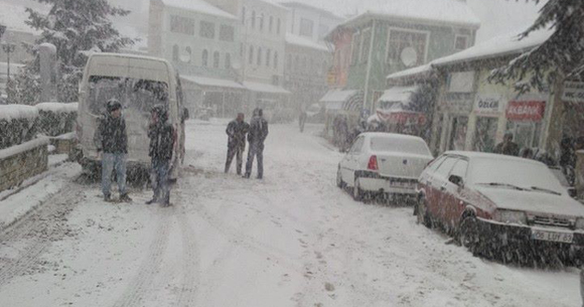 Kastamonu\'da Eğitime Kar Engeli
