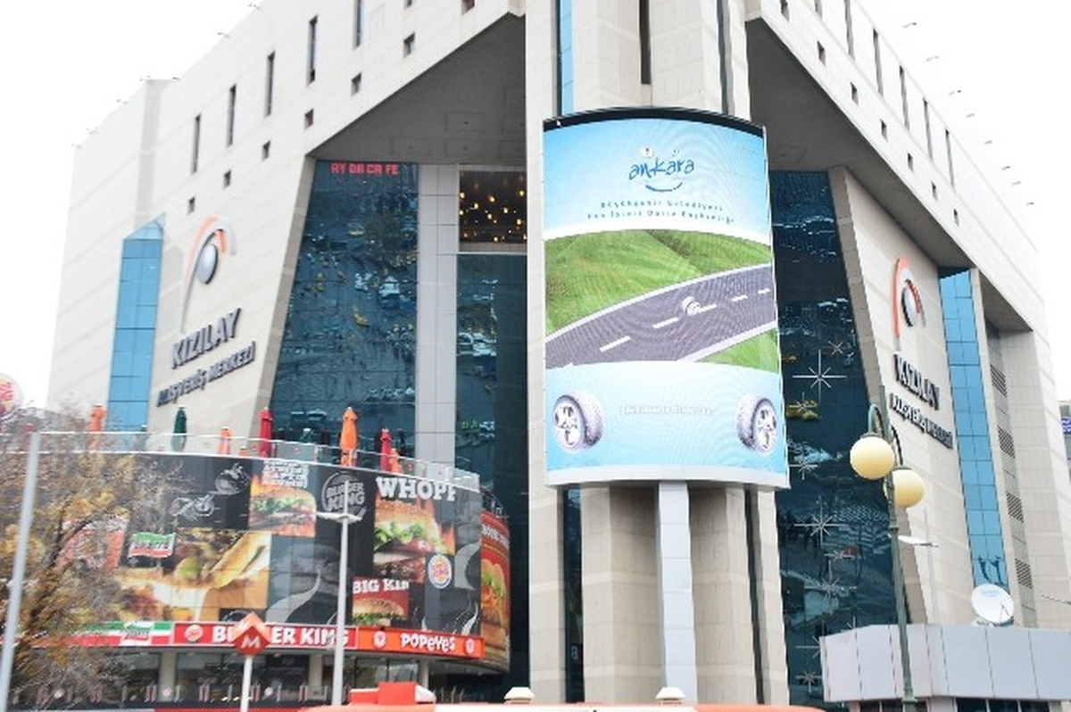 Kent Ekranından Sürücülere Uyarı