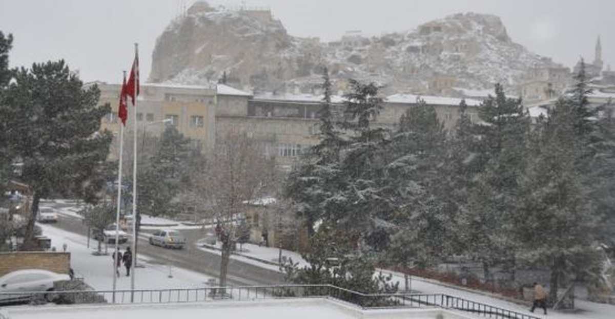 Nevşehir\'de Eğitime Kar Engeli