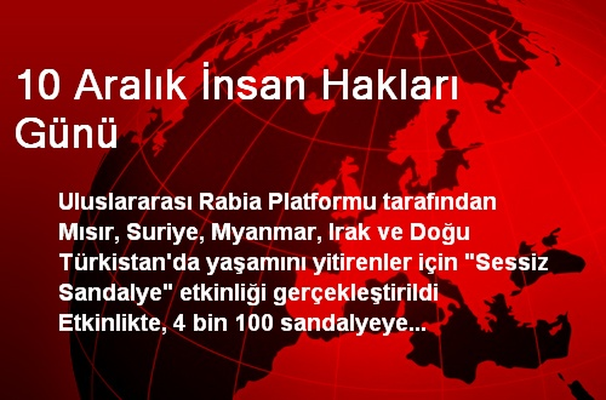 10 Aralık İnsan Hakları Günü