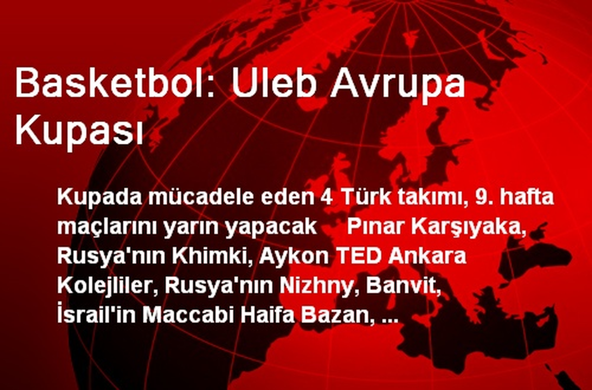 Basketbol: Uleb Avrupa Kupası
