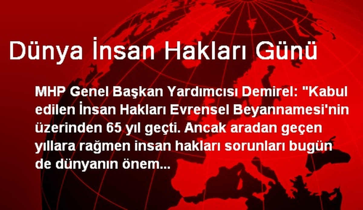 Dünya İnsan Hakları Günü