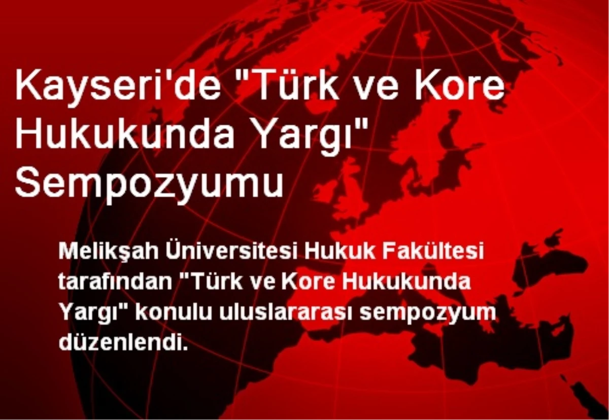 Kayseri\'de Avukat Adayları Sempozyum Düzenledi