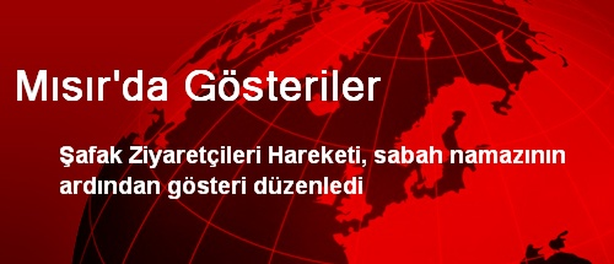 Mısır\'da Gösteriler