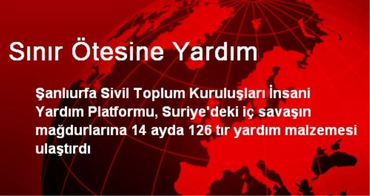 Sınır Ötesine Yardım