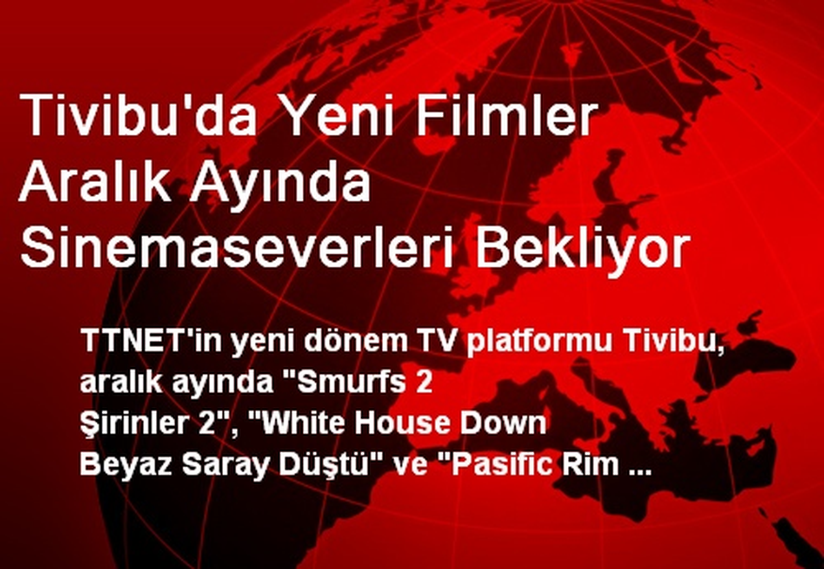 Tivibu\'da Yeni Filmler Aralık Ayında Sinemaseverleri Bekliyor