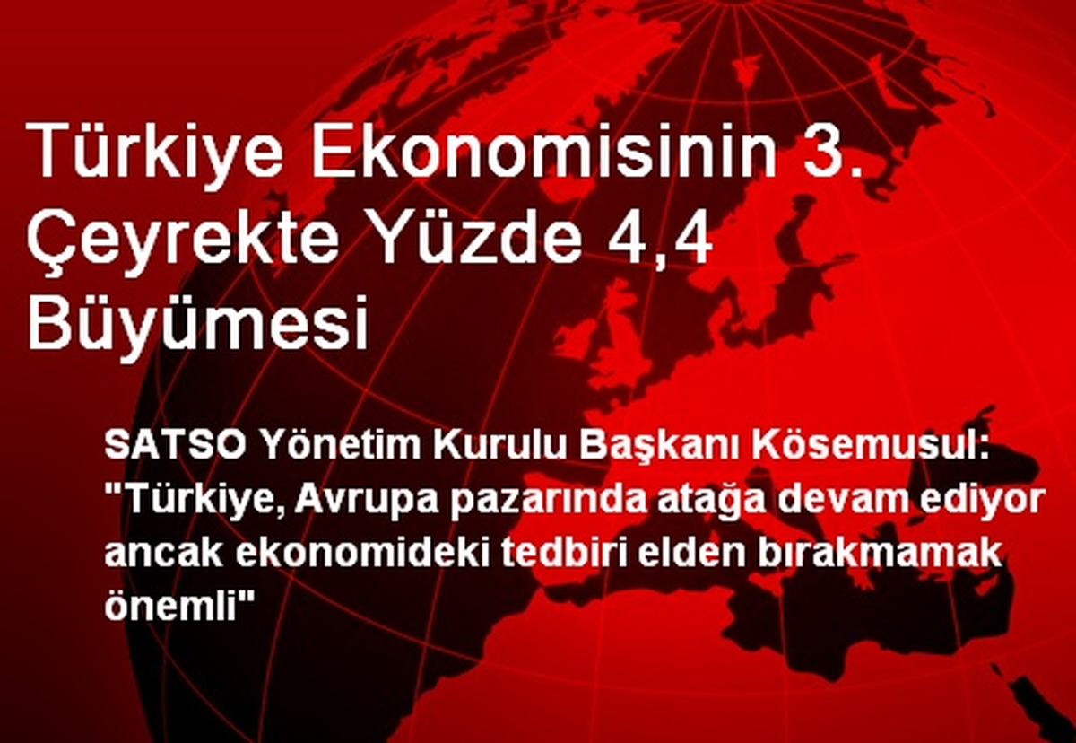 SATSO: Türkiye\'nin Avrupa Pazarındaki Atağı Devam Ediyor